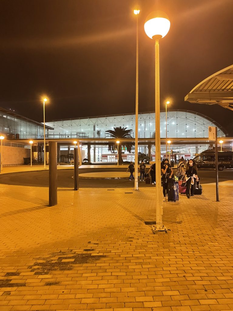 arrival in Fuerteventura